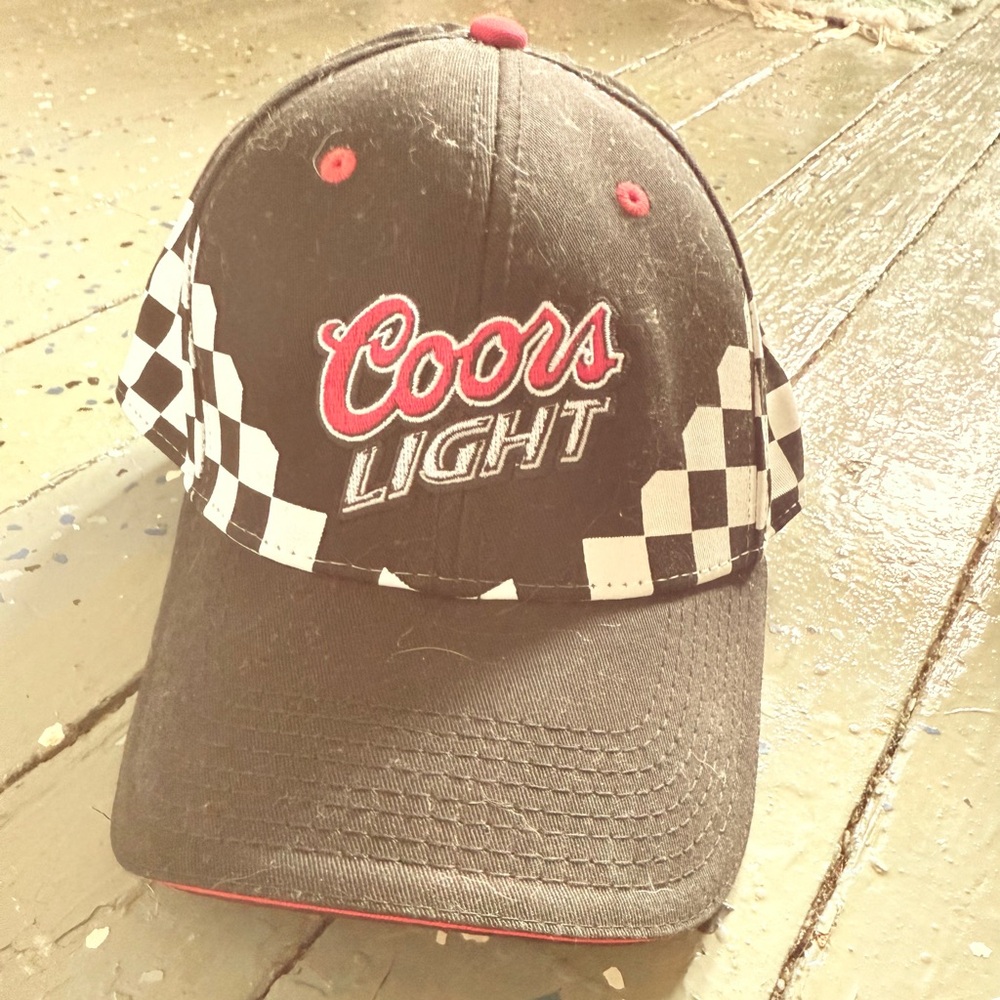 Coors light Checkered hat